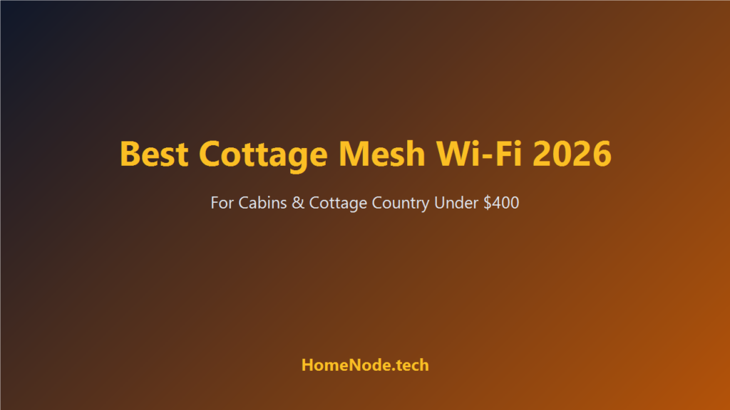 Best Mesh Wi-Fi for Cottage and Cabin Setups Under 0 in 2026